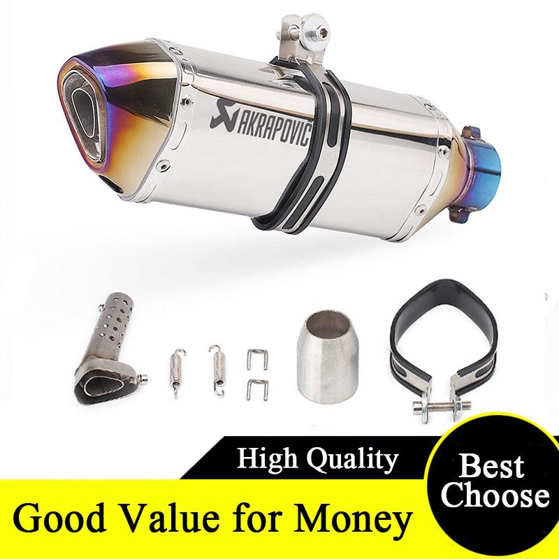 38 51mm Moto Exhaust Pipe Silencer Motorcycle Exhaust Muffler Pipe With