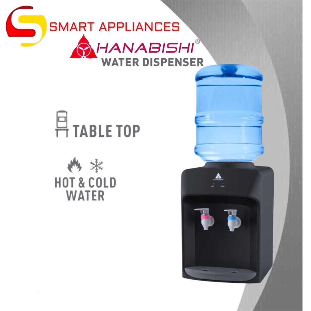 Hanabishi Water Dispenser Httwd Tabletop Black By Smart Appliances