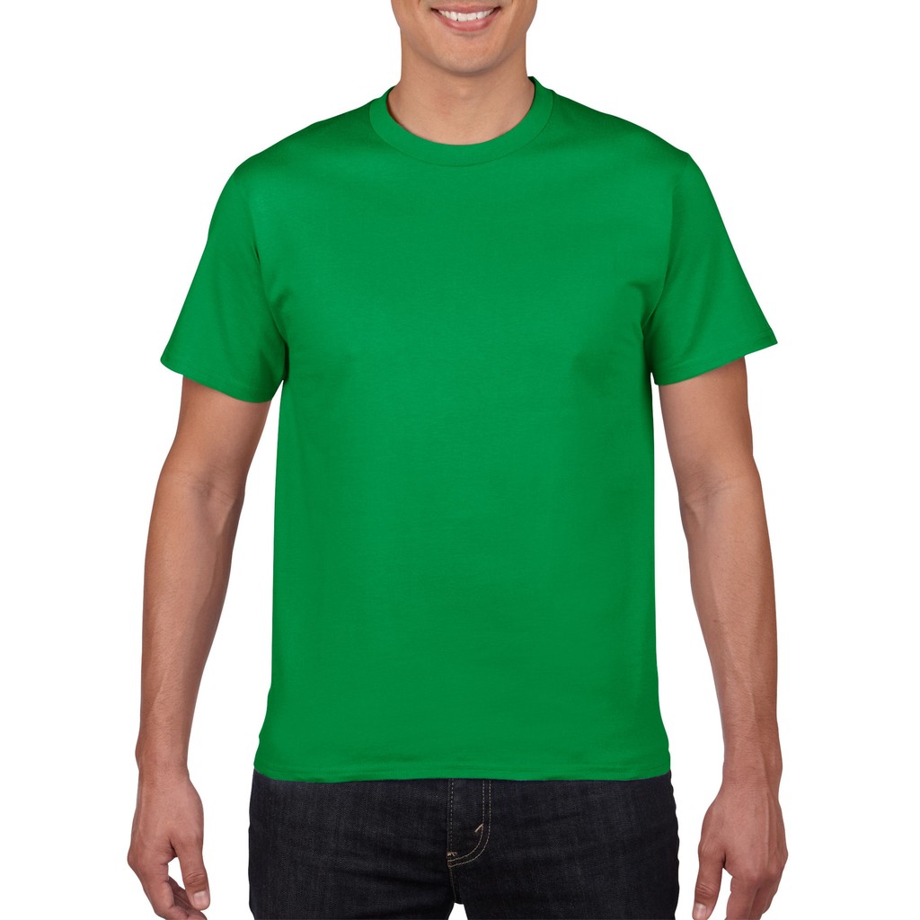 Gildan Premium Cotton Adult T Shirt Irish Green Shopee Philippines