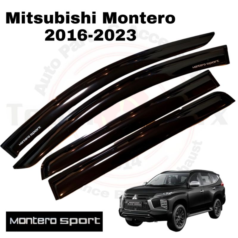 Mitsubishi Montero 2016 2023 Visor Window Thailand Quality Rain