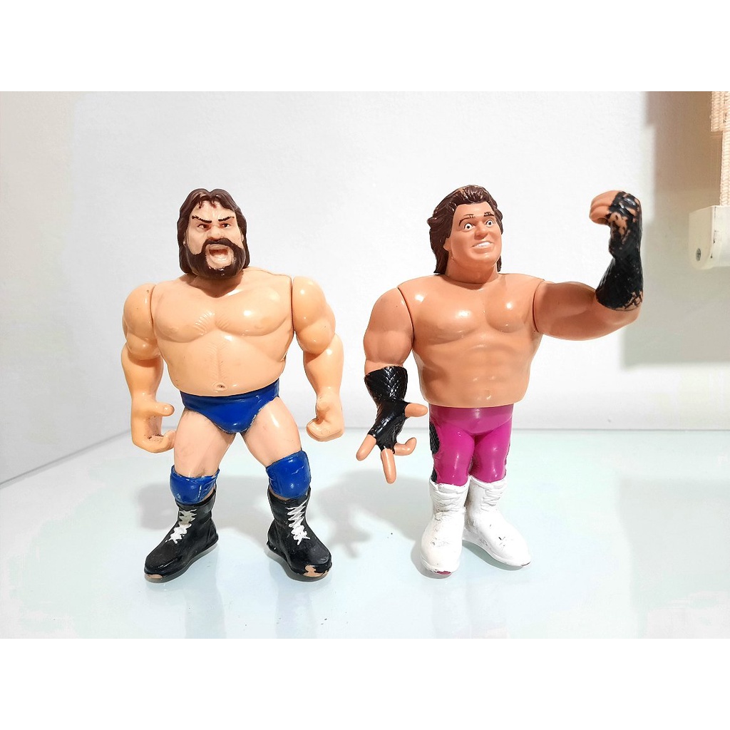 Vintage Hacksaw Jim Duggan Brutus The Barber Beefcake Hasbro Wwf