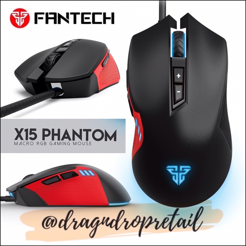 FANTECH X15 PHANTOM Macro RGB Gaming Mouse Shopee Philippines