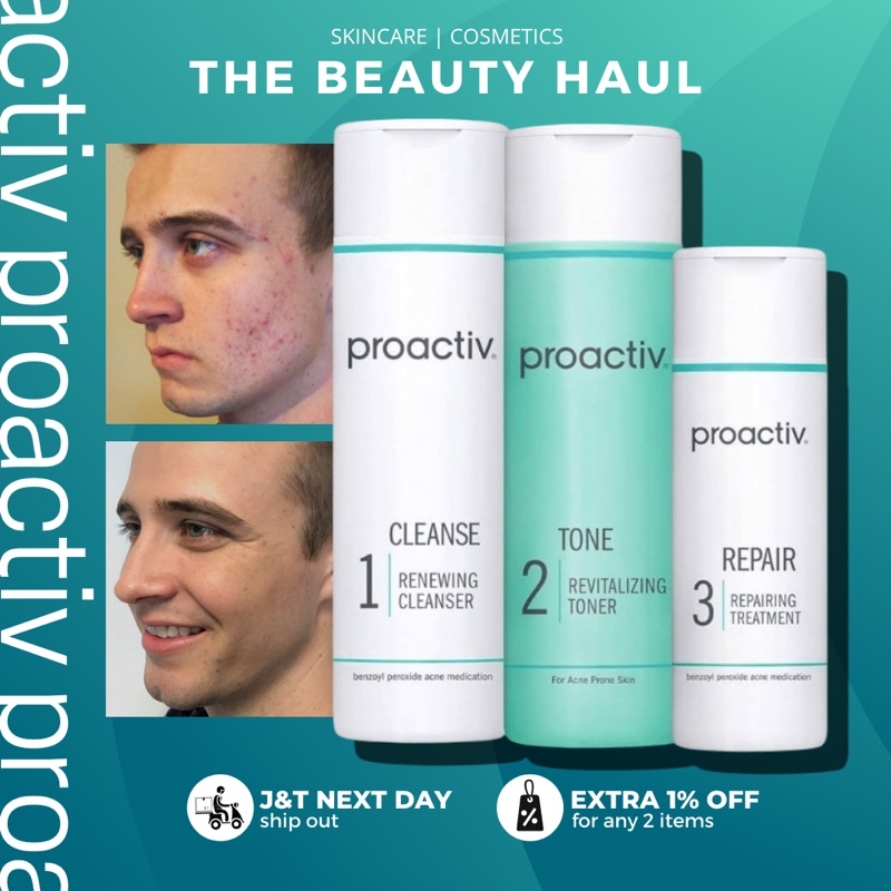 Proactiv Step Acne Treatment Renewing Cleanser Revitalizing Toner