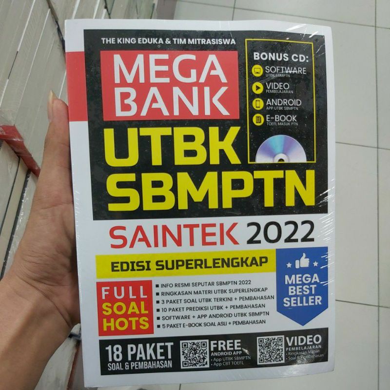 Mega Bank Book Utbk Sbmptn Saintek Super Complete Edition