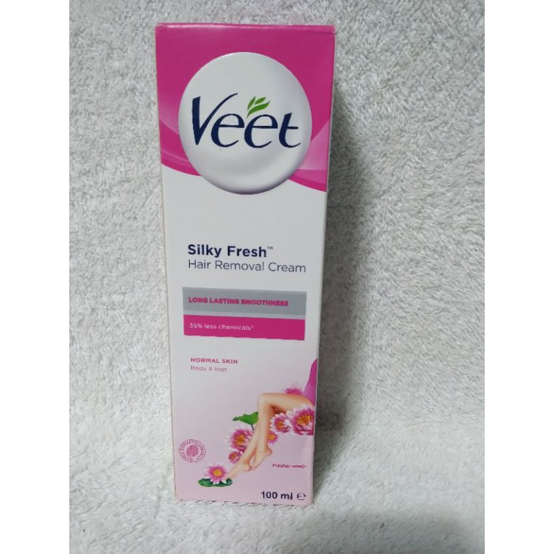 Veet Silky Fresh Hair Removal Cream 100ml Shopee Philippines