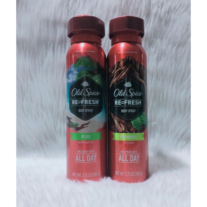 Old Spice Fresher Collection Body Spray Timber Fiji G Pcs