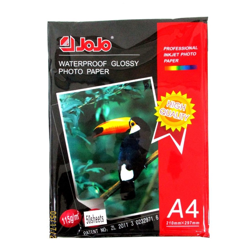 Sheets Jojo Photo Paper Gsm Waterproof Glossy Photo Paper Size A