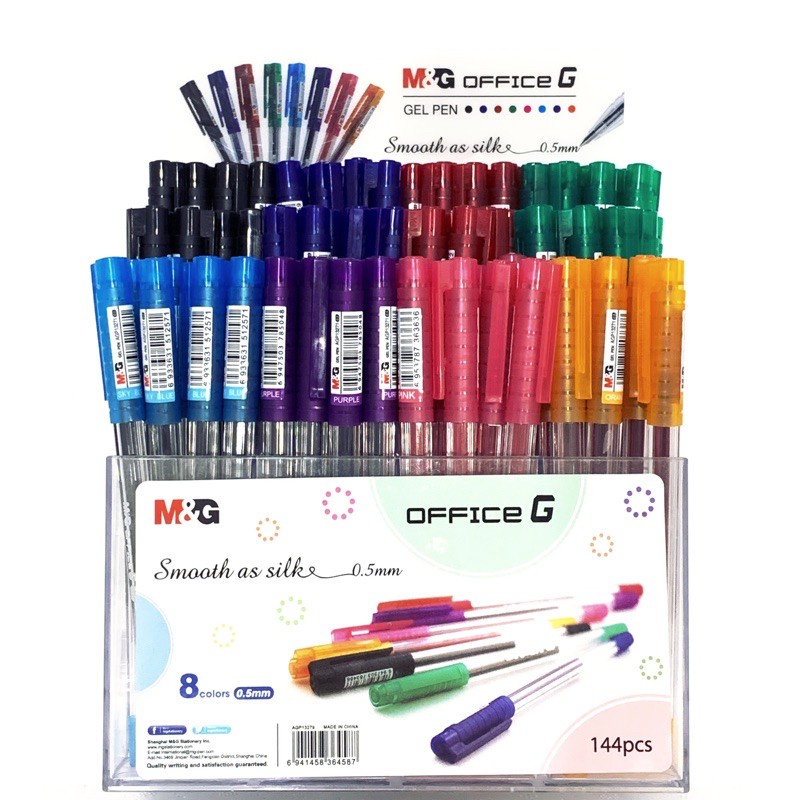 M G Office Gel Pen Ballpen Office Series Budget Capped Gel Pen Sold Per