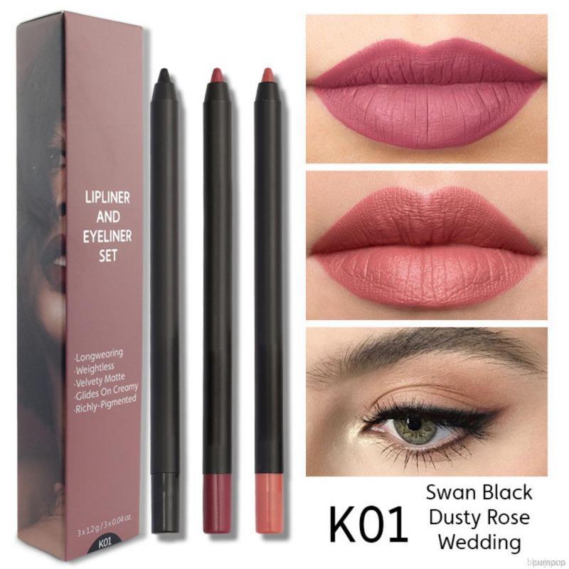 Pumpup PHOERA Lip Liner And Eyeliner Set Shopee Philippines