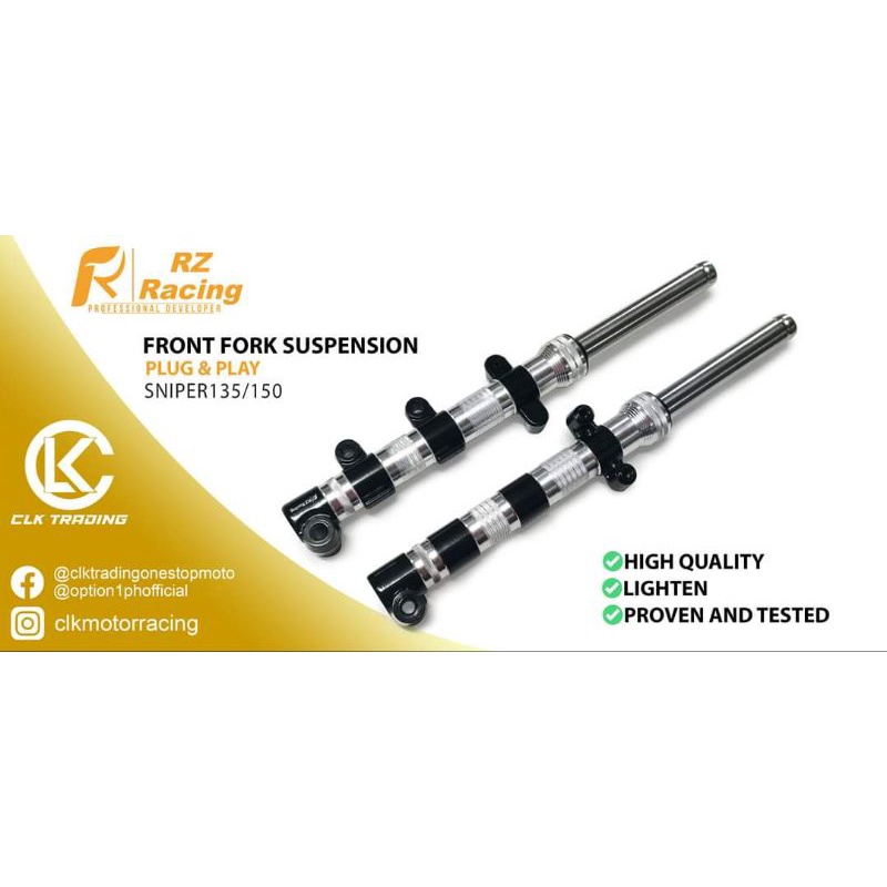 RZ RACING LIGHTEN DEONT SHOCK ASSY FOR SNIPER MX 135 SNIPER CLASSIC