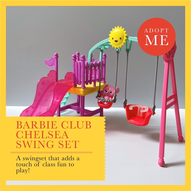 Barbie Club Chelsea Swing Set Only Bib No Chelsea Doll Shopee