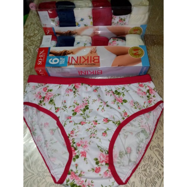 SOEN Panty For Women And Teens Bbc Bikini Random Print Shopee Philippines