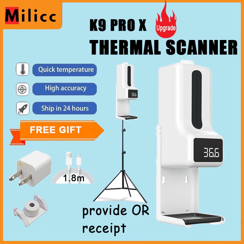 Ready Stock K9 Pro X Thermal Scanner Infrared Thermometer Scanner