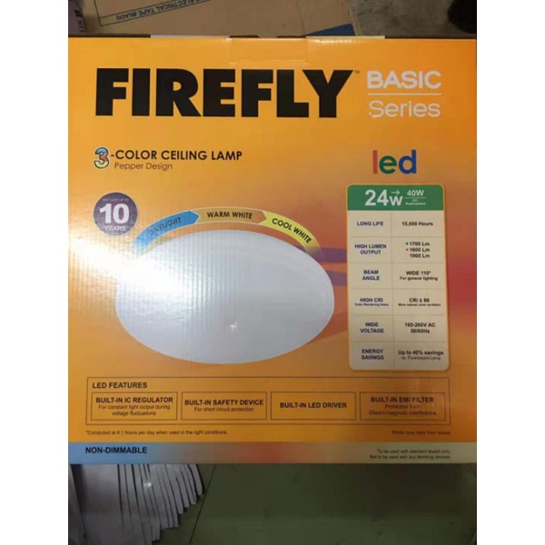 Firefly Led Ceiling Lamp Color Tri Color Daylight Warmwhite