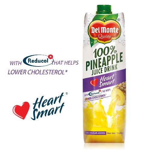 Del Monte Heart Smart Pineapple Juice L Tetra Shopee Philippines