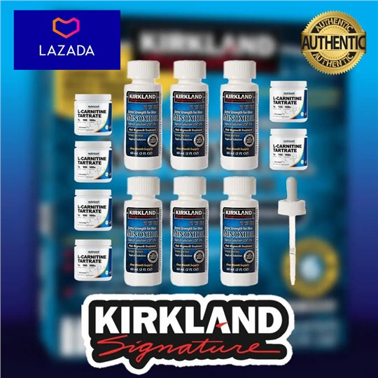 Bottles Authentic Minoxidil Kirkland Liquid In Sealed Box