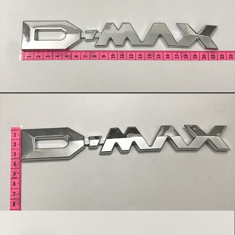 X Cm D Rear Emblem Sticker For Isuzu D Max Dmax Letter Badge Car