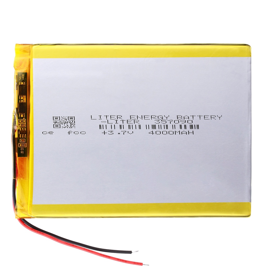 357090 3 7V 4000mAh Lithium Polymer Battery With Protection Board For