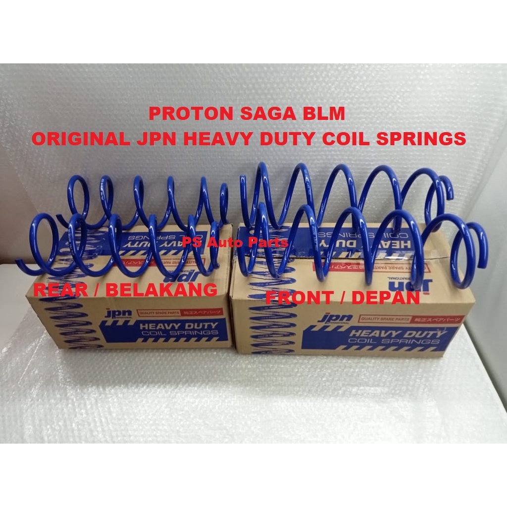 Proton Saga BLM JPN Heavy Duty Coil Spring Set KERAS STANDARD TINGGI