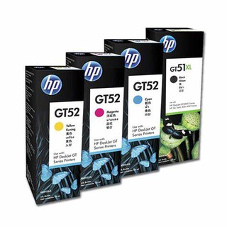 HP GT53 Xl Black GT53 Black GT52 Magenta Cyan Yellow Original Ink