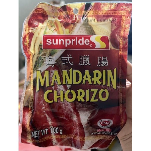 Sunpride Mandarin Chorizo Grams Shopee Philippines