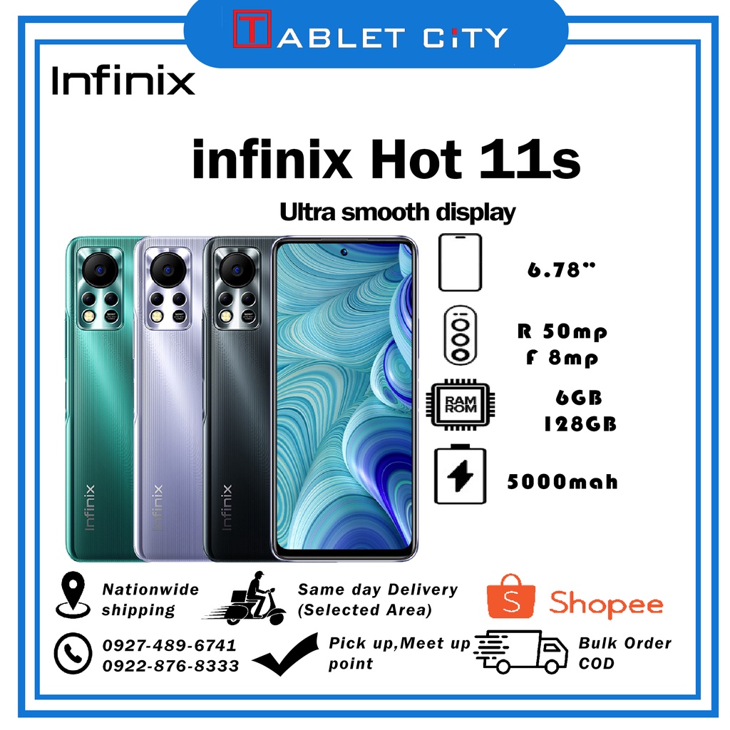 Infinix Hot 11s 6GB 128GB Shopee Philippines