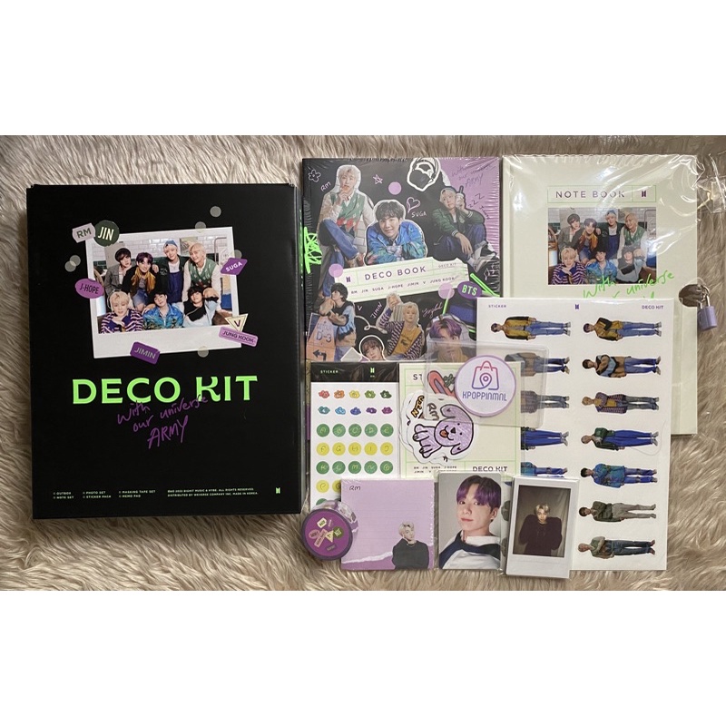 Super Sale Bts Deco Kit Tingi Photocard Notebook Rpc Jungkook