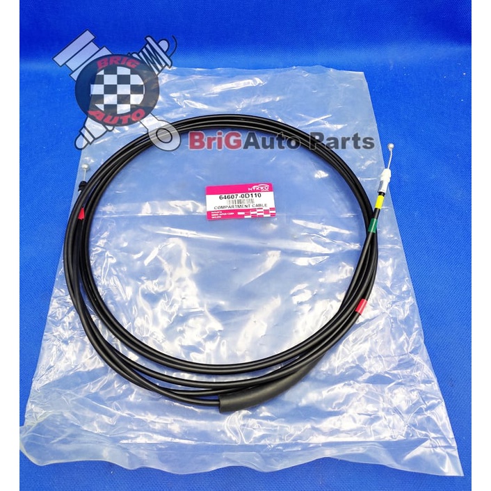 Toyota Vios 2007 2012 Batman Compartment Trunk Lid Cable Shopee