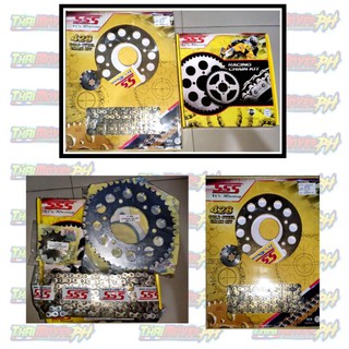 SSS Steel Chain Set For Raider 150 Carb Fi Sniper 150 And Wave 125 Xrm