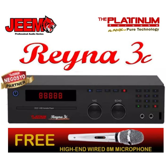 The Platinum Reyna C Dvd Karaoke Black With Free The Platinum Wired