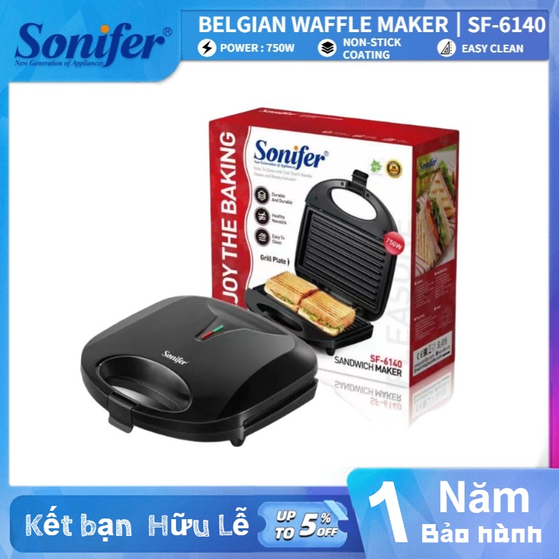 Waffle Sonifer Sf Baking Sandwich Baking Machine Shopee Philippines