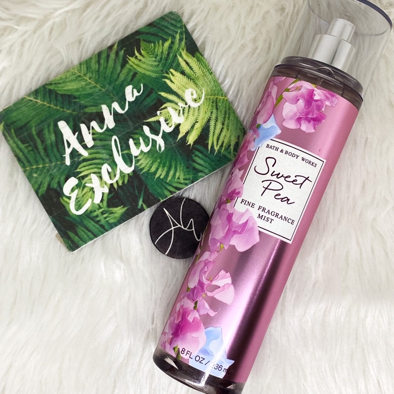 Authentic Bath Body Works Sweet Pea Fragrance Mist Bbw Ml Shopee