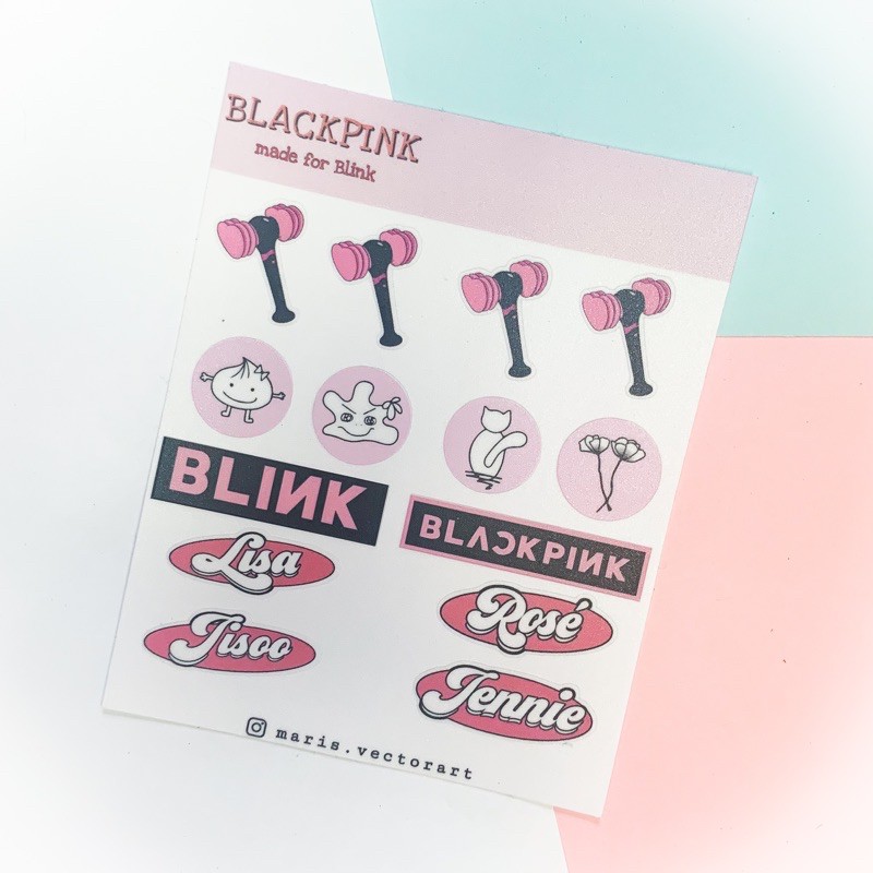 BLACKPINK WATERPROOF STICKERS Shopee Philippines