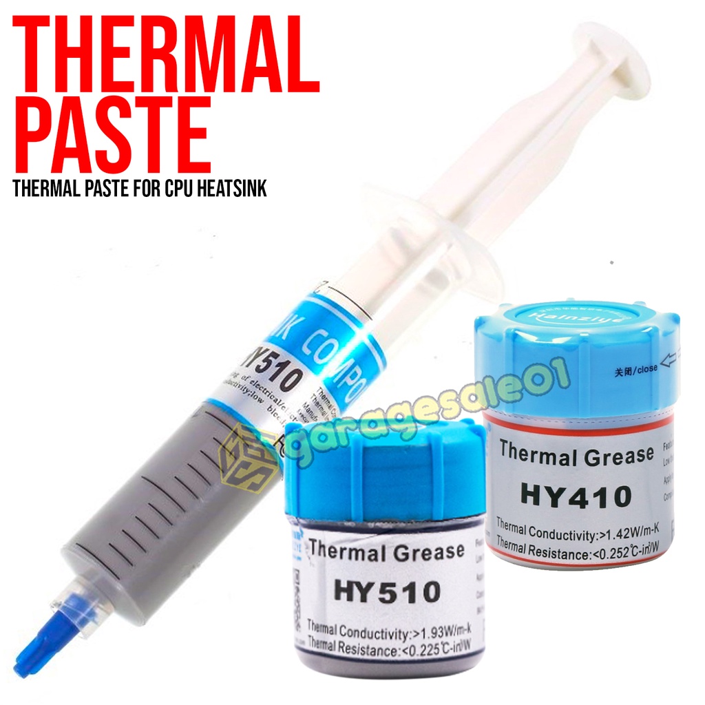 Thermal Paste HY510 CN10 For CPU Heat Sink For CPU GPU Chipset Cooling