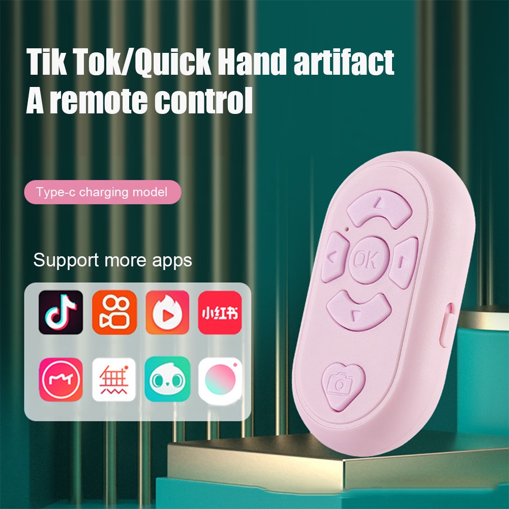 10m Android IOS Bluetooth Shutter Selfie Control Tik Tok Short Video