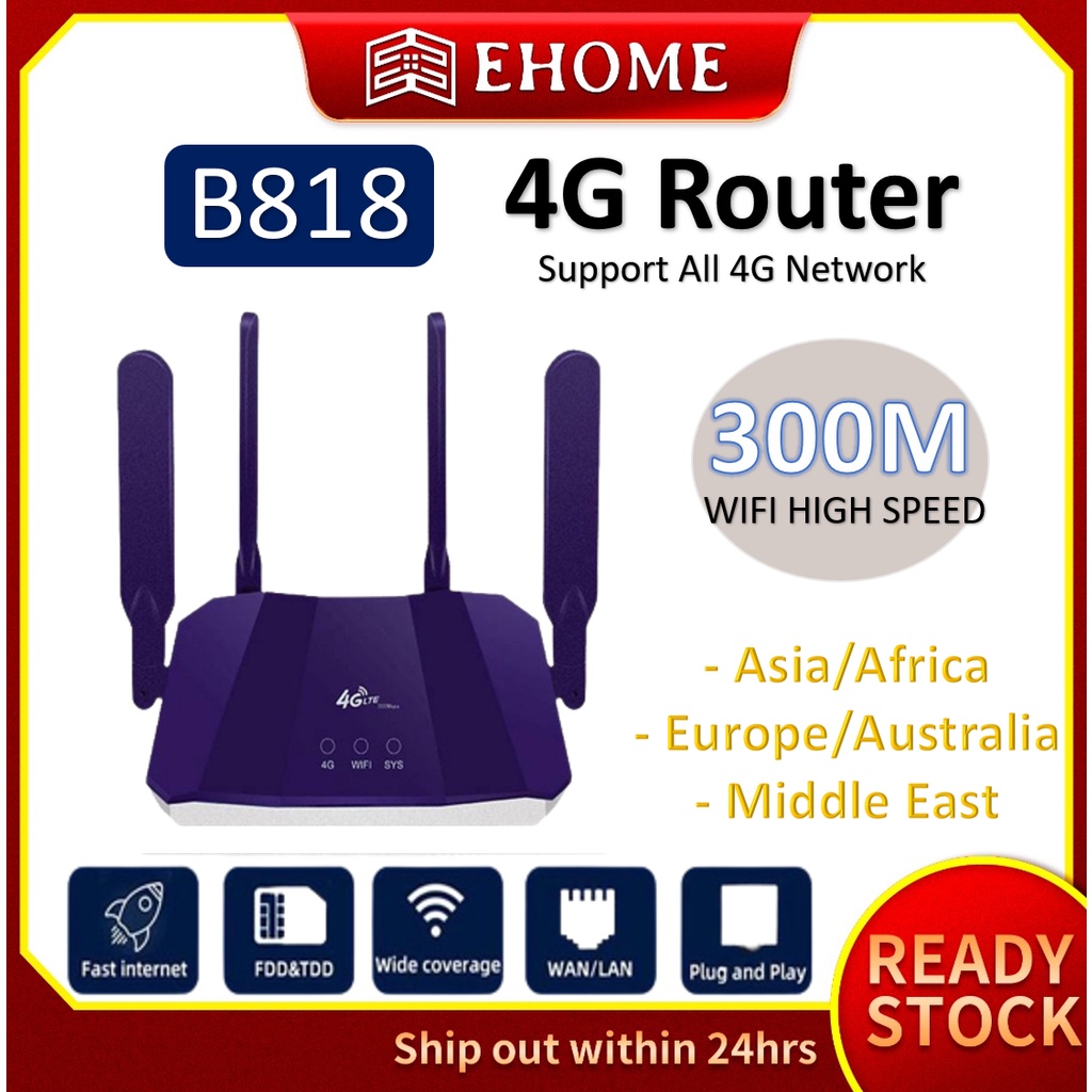 WiFi Router Modem CPE B818 Modified Unlimited Hotspot 4G LTE Modem