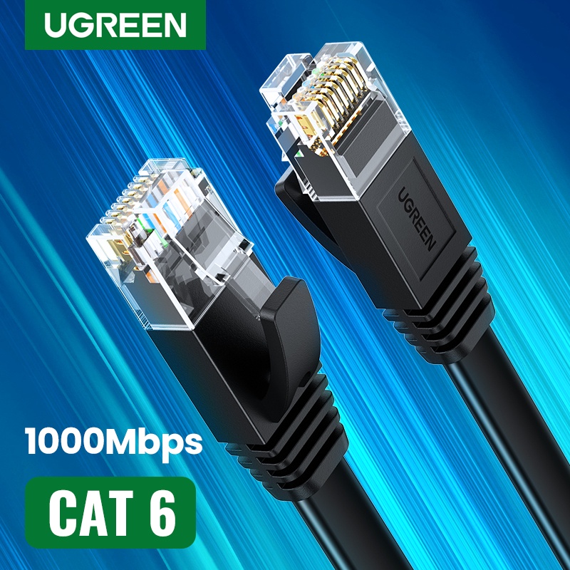 Ugreen Cat Ethernet Flat Cable Cat Lan Cable Utp Rj Net Shopee