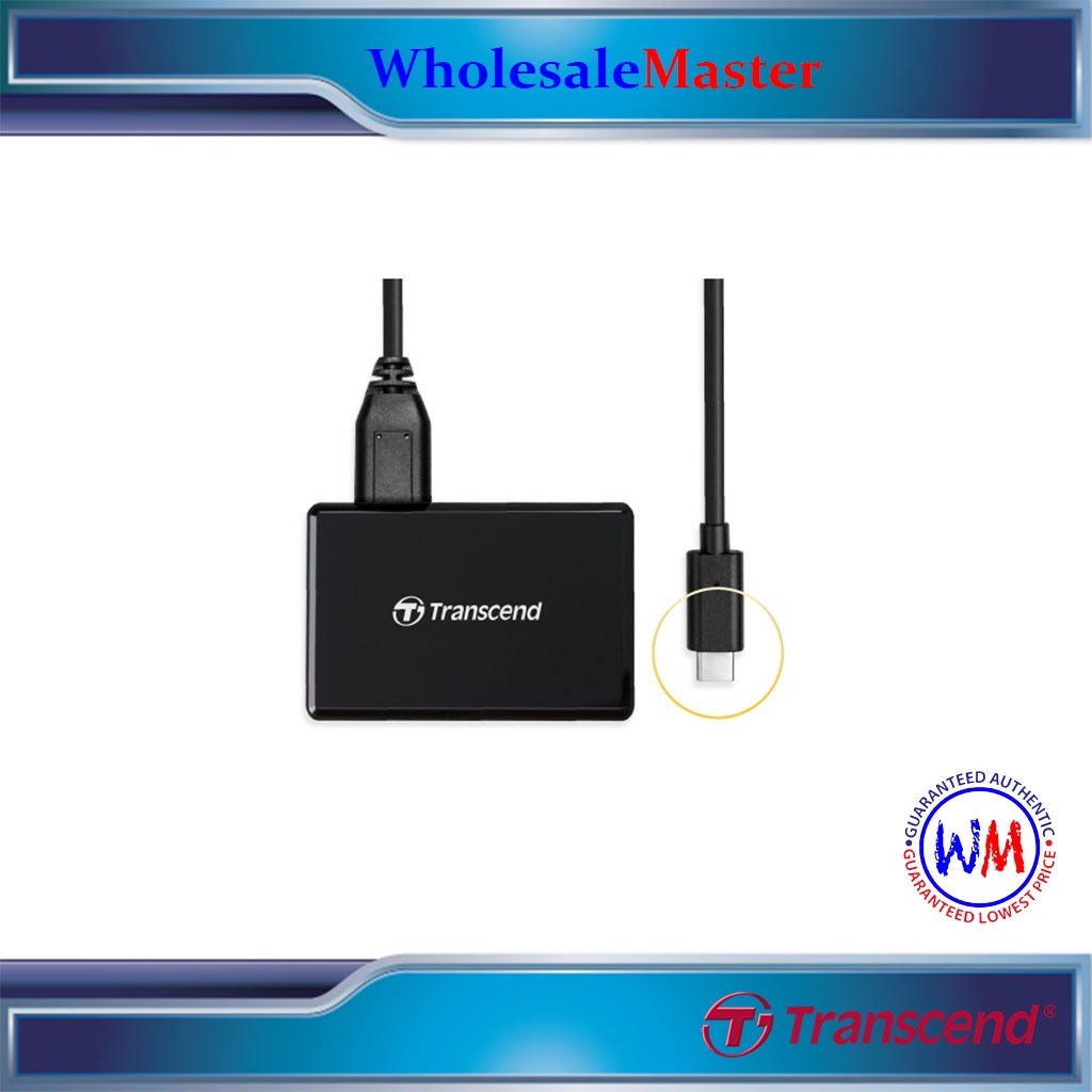 Transcend RDC8 USB 3 1 Gen 1 Card Reader Black Shopee Philippines