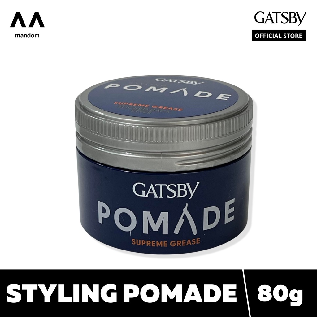 Gatsby Styling Pomade Supreme Grease 80G Shopee Philippines