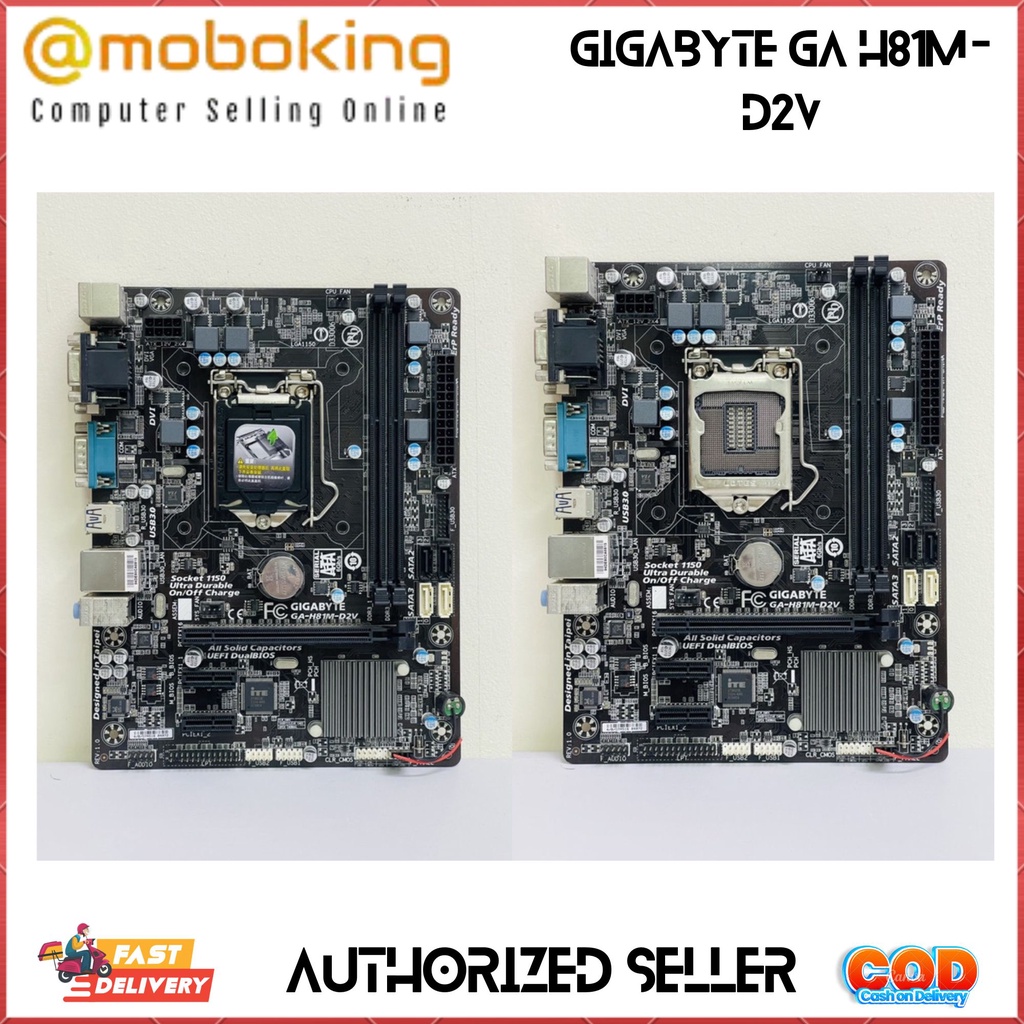 Gigabyte Ga H M D V Desktop Th Gen Motherboard H Socket Lga I