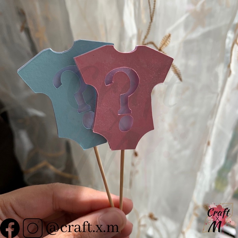 Gender Reveal Cake And Cupcake Topper Shopee Philippines