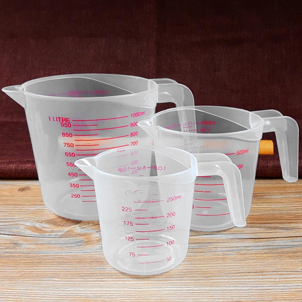 Plastic Scaled Measuring Cup Water Milk Measuring Cup Mug Measurement