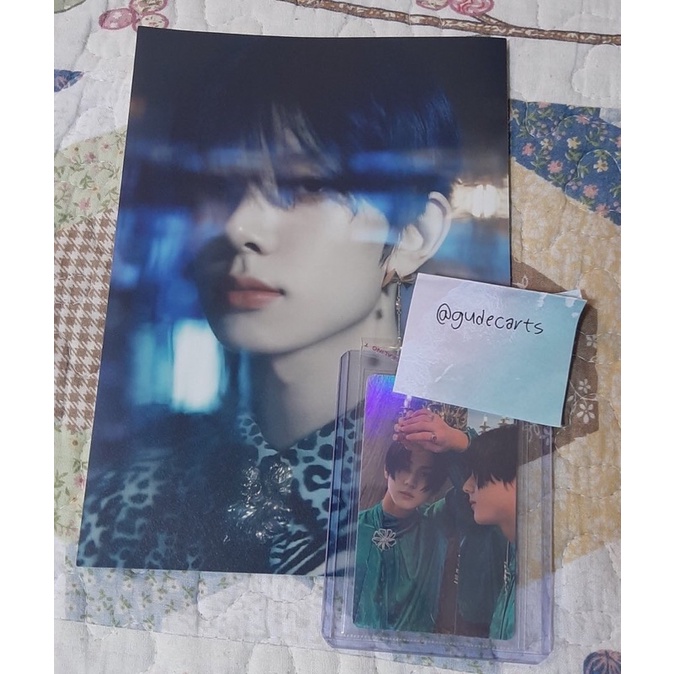 Jungwon Holo Pc Heeseung Folded Poster Enhypen Dimension Dilemma D D