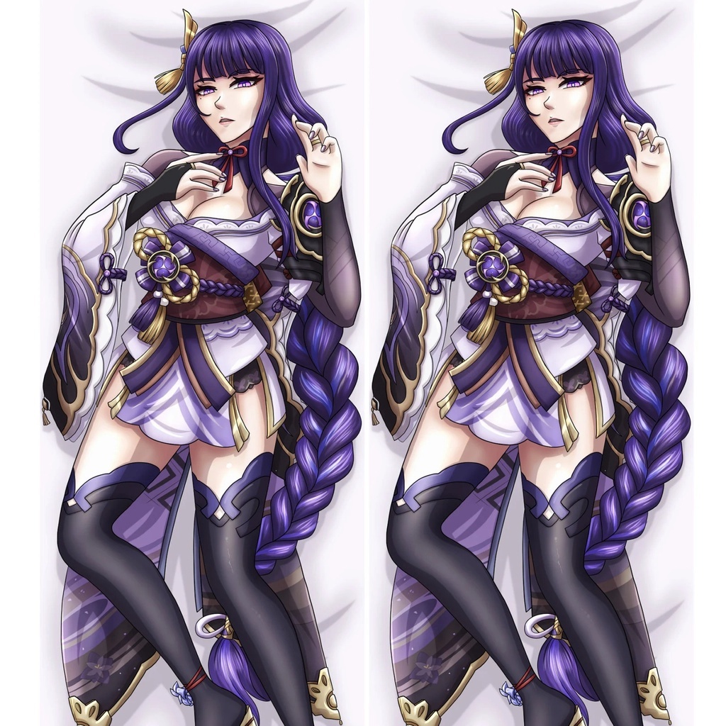 Raiden Shogun Baal Ei Genshin Impact Dakimakura Bodypillow Pillowcase Cm Shopee Philippines