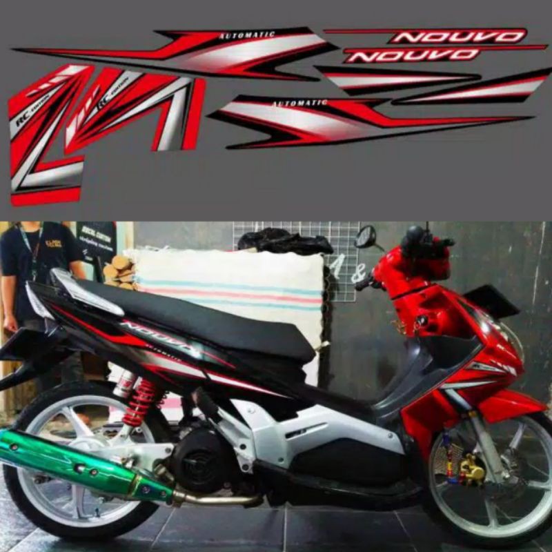 Yamaha Nouvo Z Rc Edition Sticker Coverset Striping Yamaha Nouvo Z Rc