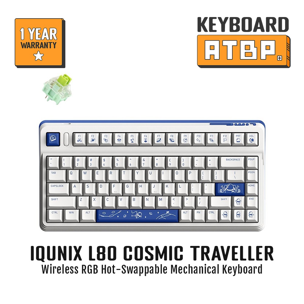 Iqunix L Cosmic Traveller Wireless Rgb Hot Swappable Mechanical