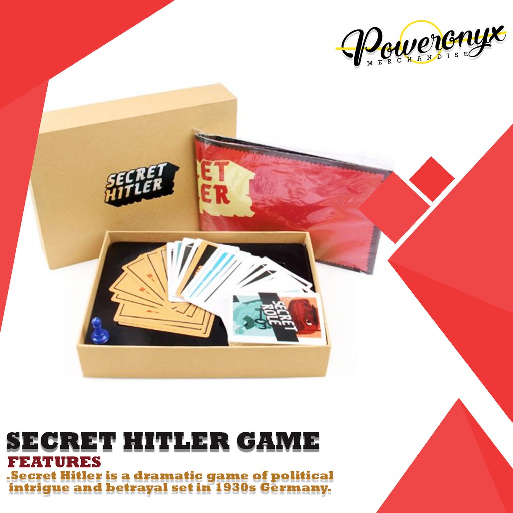 Secret Hitler Card Game Shopee Philippines