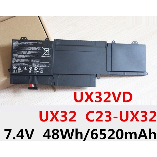 48wh Genuine Original C23 UX32 Battery For ASUS VivoBook U38N UX32