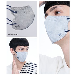 Breath Silver TinyTAN Mask QUINTET BTS Mask Metal Gray Shopee