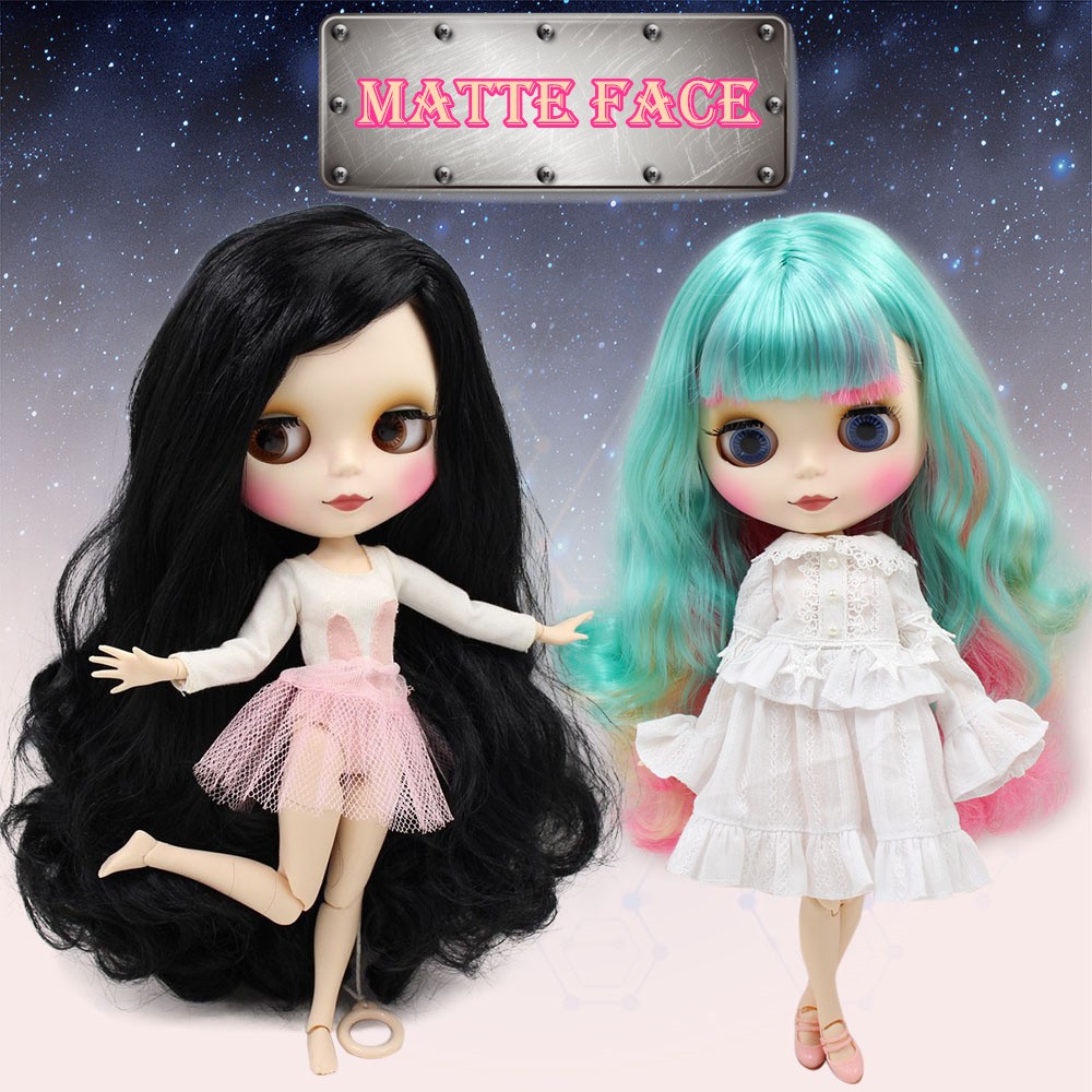 Icy Nude Blyth Doll Matte Face Kinds Of Hair Color With Big Breast